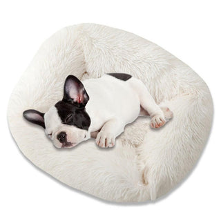 Square Dog & Cat Pet Bed for Medium Pets, Super Soft Warm Plush & Comfortable Pet Beds - Plushie Depot