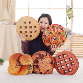 Funny Cookies & Pizza Plush Pillows - Plushie Depot