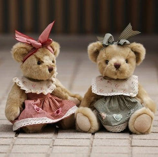 Retro Dress Up Teddy Bear - Plushie Depot