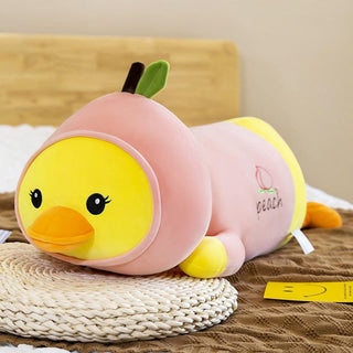 Cute Fruit Pet Ducky Plushy Pink B Stuffed Animals - Plushie Depot