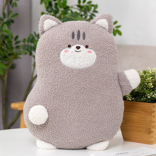 Adorable Kawaii Stuffed Animal Buddies Light Grey Plushie Depot