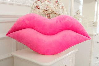 Creative sexy plush big lips pillow Pink Plushie Depot