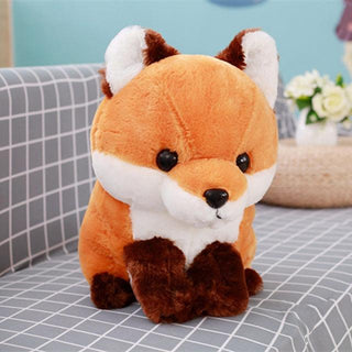 Cute Long Tail Fox Plush Toy brown Plushie Depot