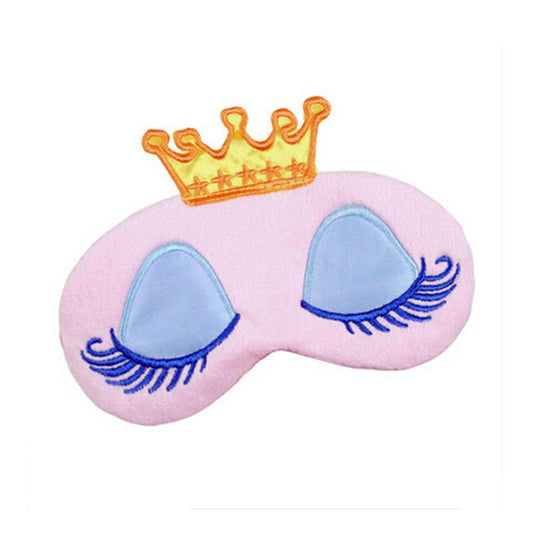 Crown Cutesy Crown Wink Sleep Mask Sleep Masks - Plushie Depot