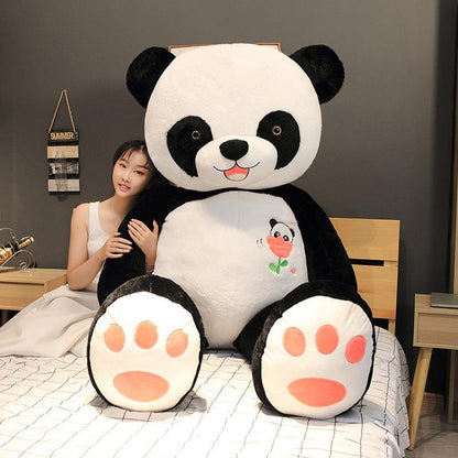 Black and white giant panda Panda Plushie Depot