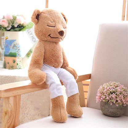Meditating Yoga Bear Plush Toy Stuffed Animal Plushie Depot
