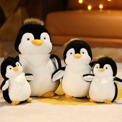 Fuzzy Hair Penguin Plush Toys Stuffed Animals Plushie Depot