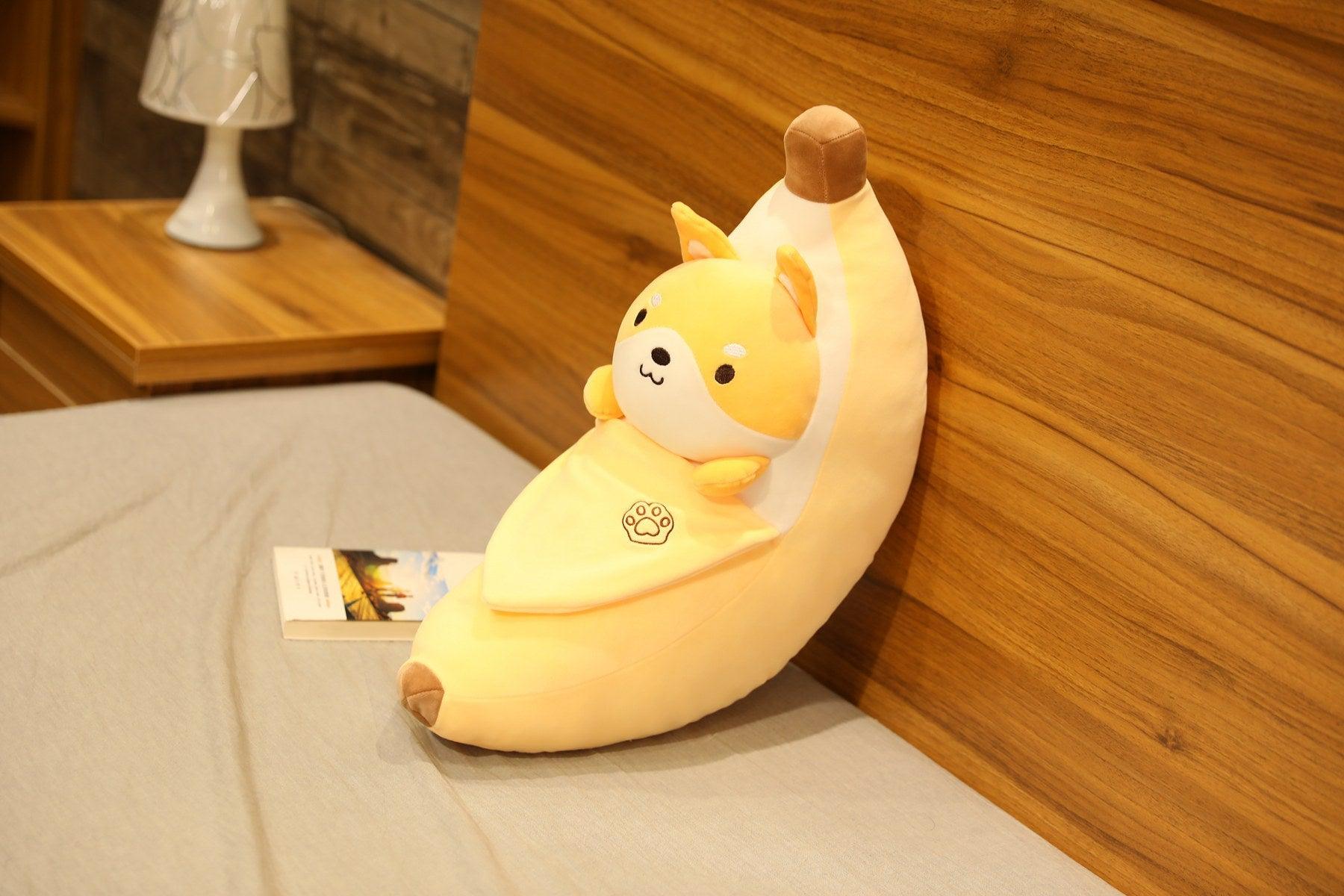 Creative Peeling Banana Piggy Plush Toy A Plushie Depot