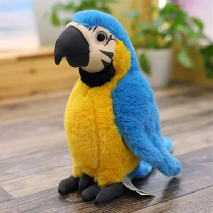 Simulation Macaw Parrot plush toy Blue Plushie Depot