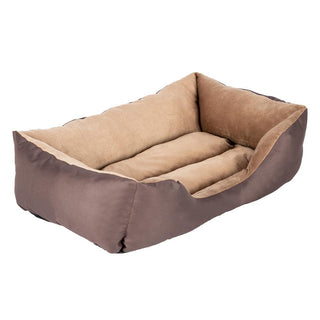 28" Large Size Pet Bed Dog Mat Cotton Brown Plushie Depot