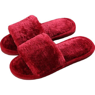 Hear Pom Pom Women Plush Slippers - Plushie Depot