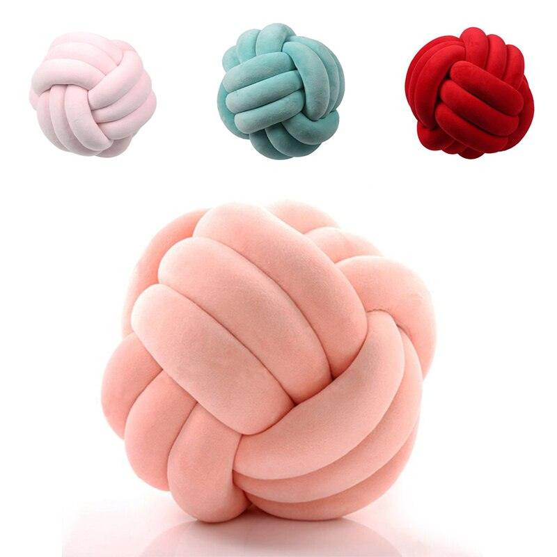 Soft Knot Ball Cushions, Stuffed Pillow Balls - Plushie Depot