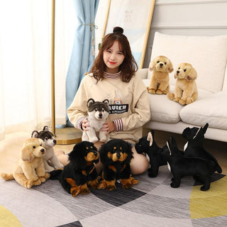 Super Cute Realistic Puppy Plush Toys Stuffed Animals - Plushie Depot