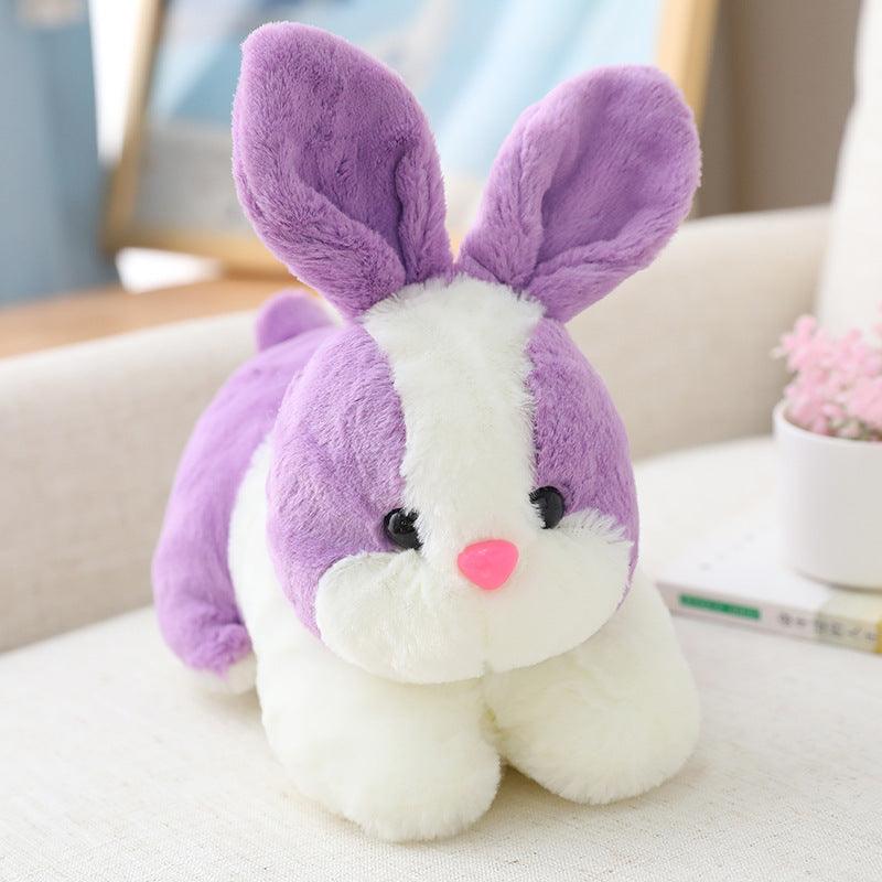 Cute Bunny Rabbit Plushies Purple Stuffed Animals Plushie Depot