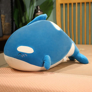 Cute Stuffed Blue Whale Plush Toy Blue Plushie Depot
