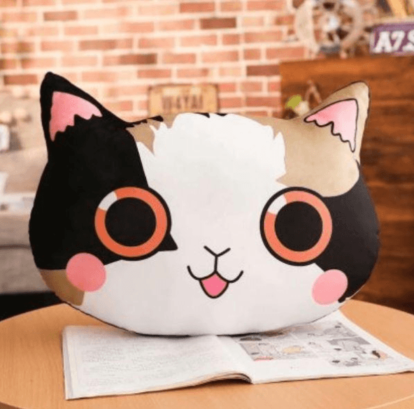 Cute cartoon cat pillow plush toy 5 style 45×30cm Plushie Depot