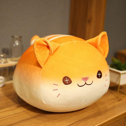 Simulation bread cat plush toy Orange - Plushie Depot