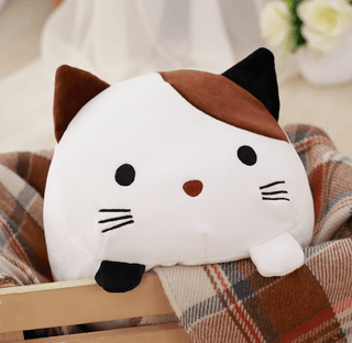 Kawaii Plush Cat Toys Soft Stuffed Down Cotton Pillow Cartoon Animal - Plushie Depot