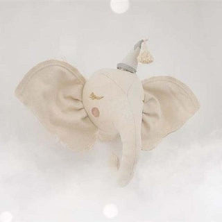 Nordic Plush Head 3D Stuffed Animal Heads White Elephant Plushie Depot