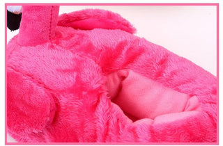 Flamingo plush slippers Slippers - Plushie Depot
