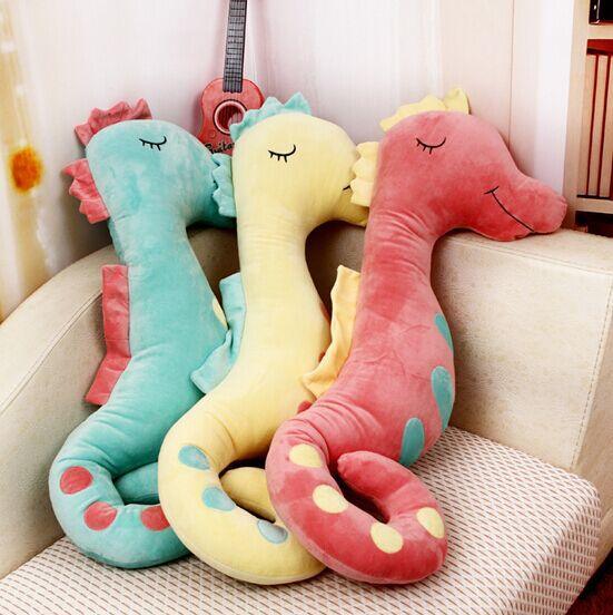 seahorse plush toy Cushion Pillow - Plushie Depot