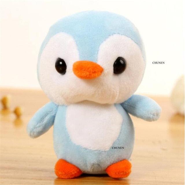 Super Kawaii 10CM Stuffed Plush Penguin Toy Blue - Plushie Depot