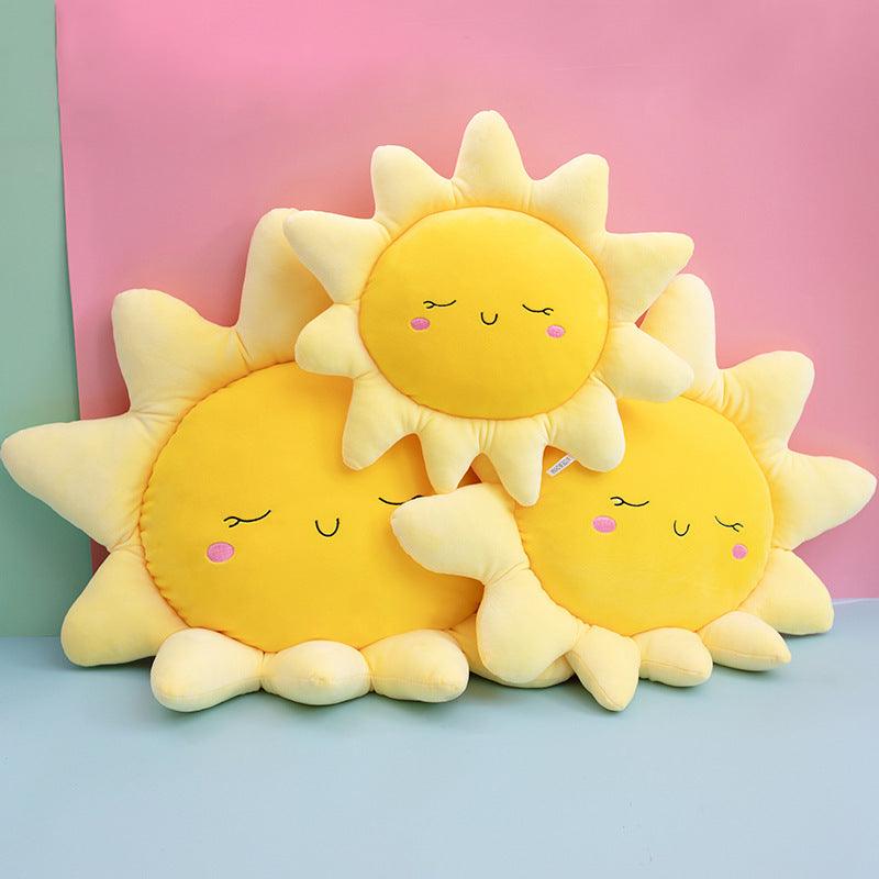 Cute Cartoon Sun and Clouds Plush Toys - Plushie Depot