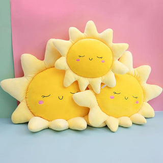 Cute Cartoon Sun and Clouds Plush Toys Plushie Depot
