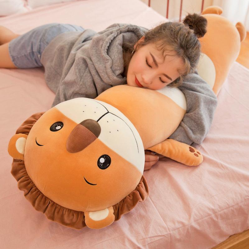 Long cylindrical pillow plush animal stuffed toy - Plushie Depot