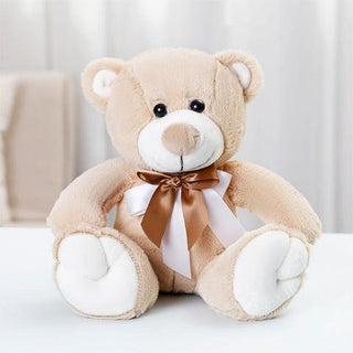 Cute Cartoon Hug Bear With Bow Tie and Hearts Bear Plush Doll Plushie Depot