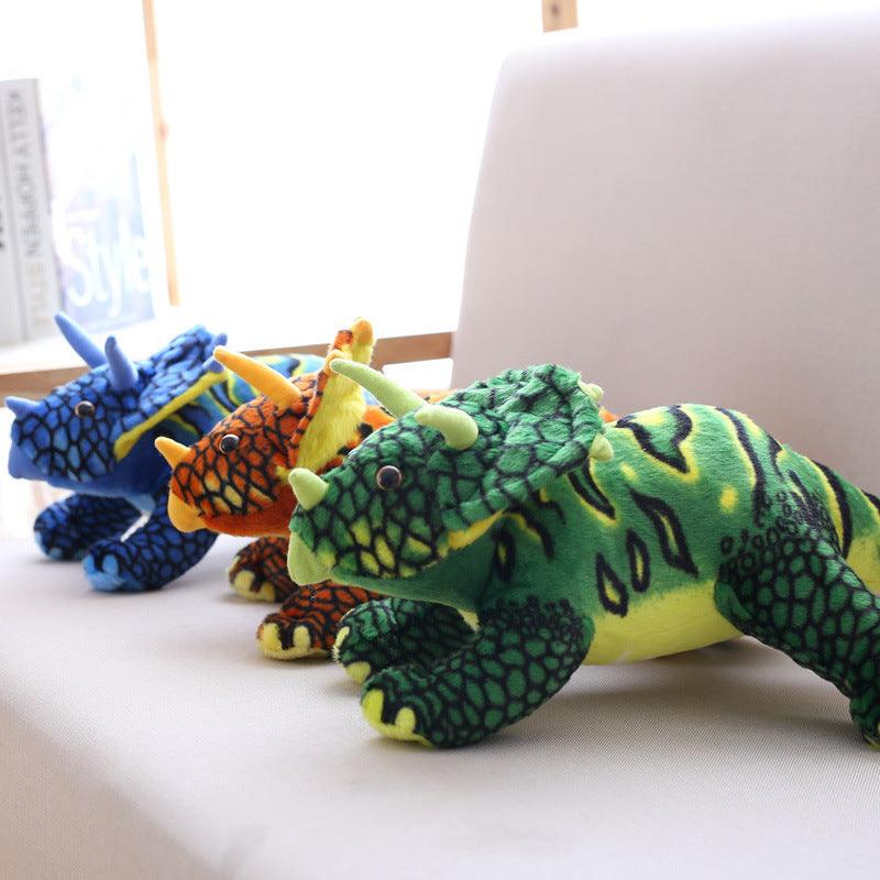 Triceratops Dinosaur Soft Stuffed Plush Toy Plushie Depot