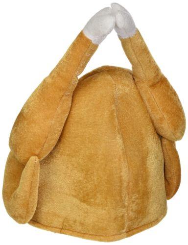Stuffed Christmas Turkey Hat Adult Xmas Novelty Gag Gift - Plushie Depot