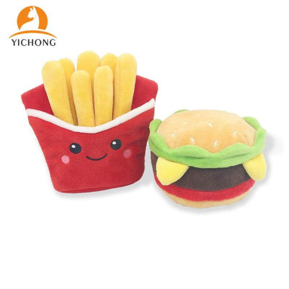 Burger and Fries Plushies Plushie Depot