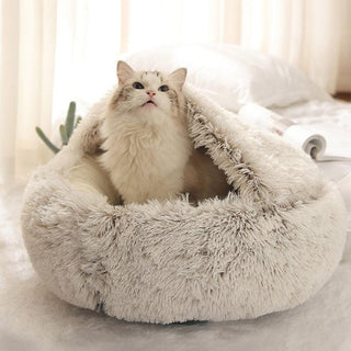 Adorable, Cozy Cave-like Cat Pet Bed Pet Beds - Plushie Depot