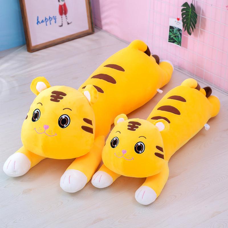 Giant Lying Tiger Plush Toy Long Pillow Plushie Depot