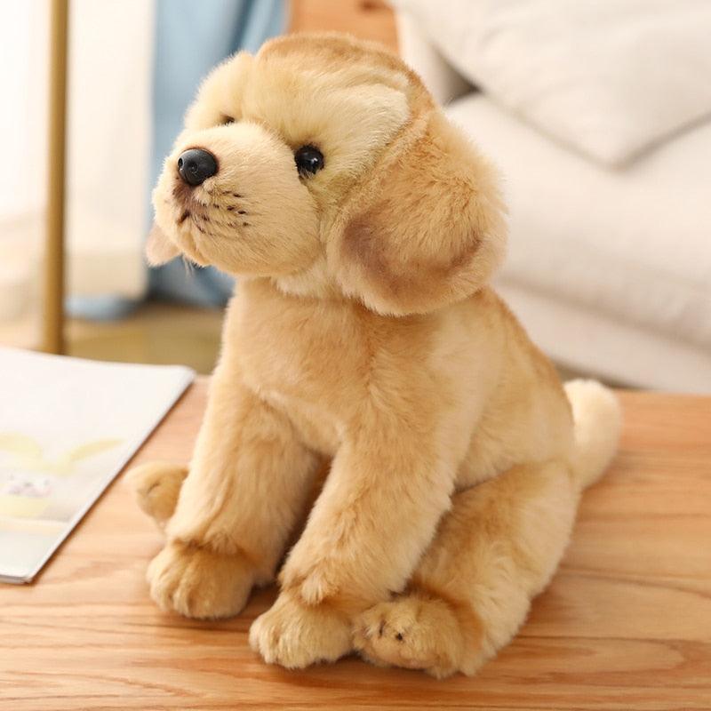 Super Cute Realistic Puppy Plush Toys black Stuffed Animals Plushie Depot