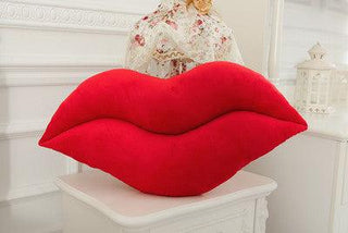 Creative sexy plush big lips pillow Red Plushie Depot