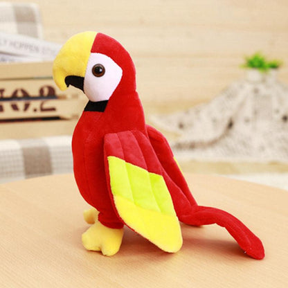 Simulation Parrot Bird Doll Plush Toy Red Plushie Depot