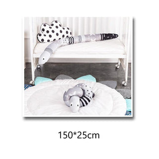 Cute Snake Pillow Baby Crip Bumper Stuffed Animal - Plushie Depot