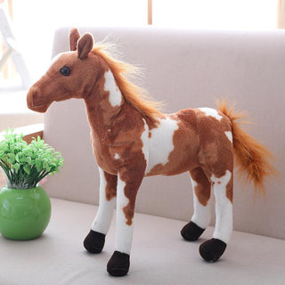 12"-24" Simulation Horse Plush Toys, Great Gifts for Horse Lovers C Stuffed Animals - Plushie Depot