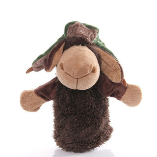 Educational Soft Animal Finger Puppets Brown Sheep Plushie Depot