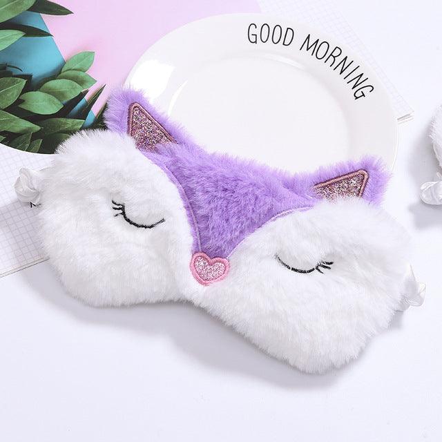 Cute Plush Fox & Cloud Sleep Eye Masks China Fox Sleep Masks Plushie Depot