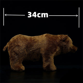 Cuddly Realistic Brown Bear Plushie Default Title Stuffed Animals - Plushie Depot