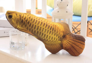 Pet Soft Plush 3D Fish Shape Cat Toy Interactive Gifts jinlongyu Plushie Depot