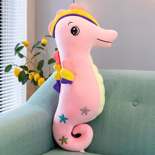 Cute Colorful Seahorse Plush Toys Pink Stuffed Animals - Plushie Depot