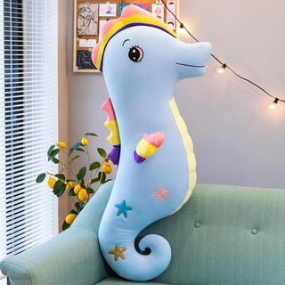 Cute Colorful Seahorse Plush Toys Blue Plushie Depot