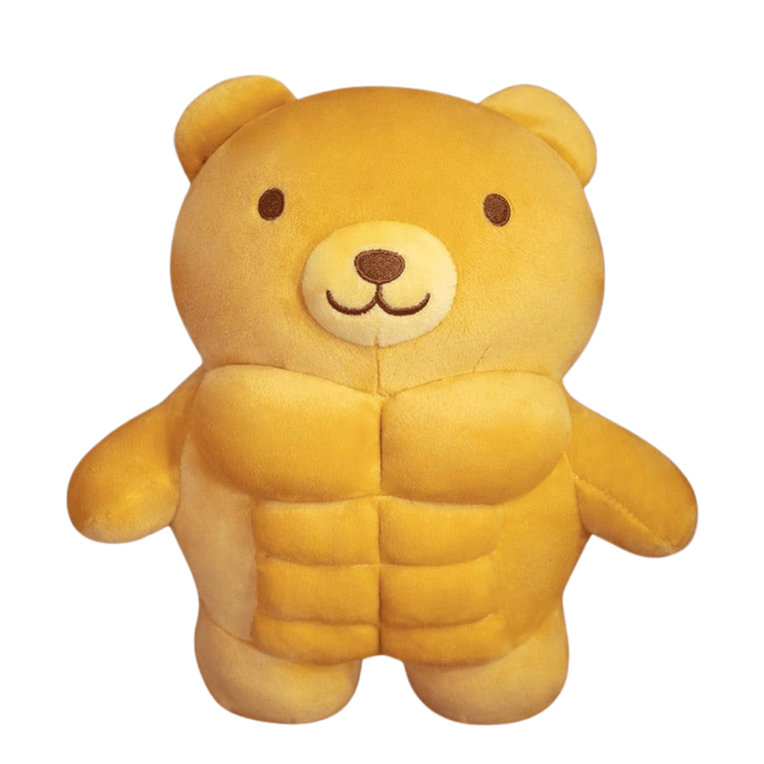 Funny Muscle Bear & Lion & Pig Plush Toys Teddy bears Plushie Depot