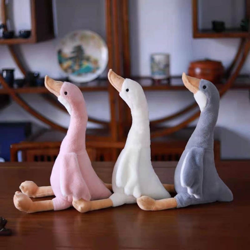 Small Cuddly Goose Plushies Stuffed Animals - Plushie Depot