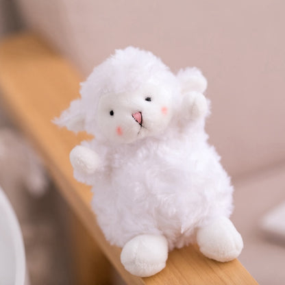 Fuzzy Lamb Keychain Plushie Stuffed Animals Plushie Depot