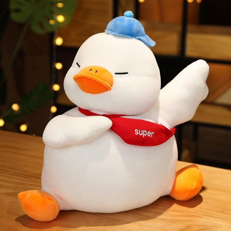 The Super Dapping Duck Meme Plush Toy White Stuffed Animals Plushie Depot